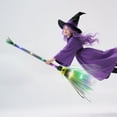 thumbnail image 2 of Halloween Accessories LED Witch Broomstick with Lighted Effects for Kids' Party Halloween Decorations & Supplies, 2 of 4