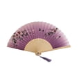 thumbnail image 2 of Gumesh Classical Antique Style Folding Fan with Tassel - Portable Paper Fan for Wedding Decorations, Stage Props & Summer Use, Decorative Hand Fan, 2 of 6
