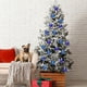 thumbnail image 5 of Adorno de colgante de Navidad, bolas de Navidad irrompibles, colgantes de árbol de Navidad, conjunto de 24 piezas de bolas de Navidad de 40 mm, conjunto de 24 bolas de Navidad de 4 cm azul, 5 of 7
