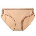 thumbnail image 3 of Bragas de mujer Calzoncillos de algodón sin costuras de cintura media Ropa interior suave, Beige, XXL Sweethay AP001351-07, 3 of 7