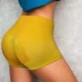 thumbnail image 4 of Disketp Yellow Lemon for Scrunch Butt Workout Shorts Women Seamless Soft Smooth Gym Yoga Scrunch Active Shorts-Medium, 4 of 8