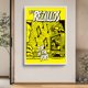 thumbnail image 3 of Póster decorativo Wdftyju LOS REZILLOS Pintura Arte de la pared Decoración del hogar 50x70cm, 3 of 9