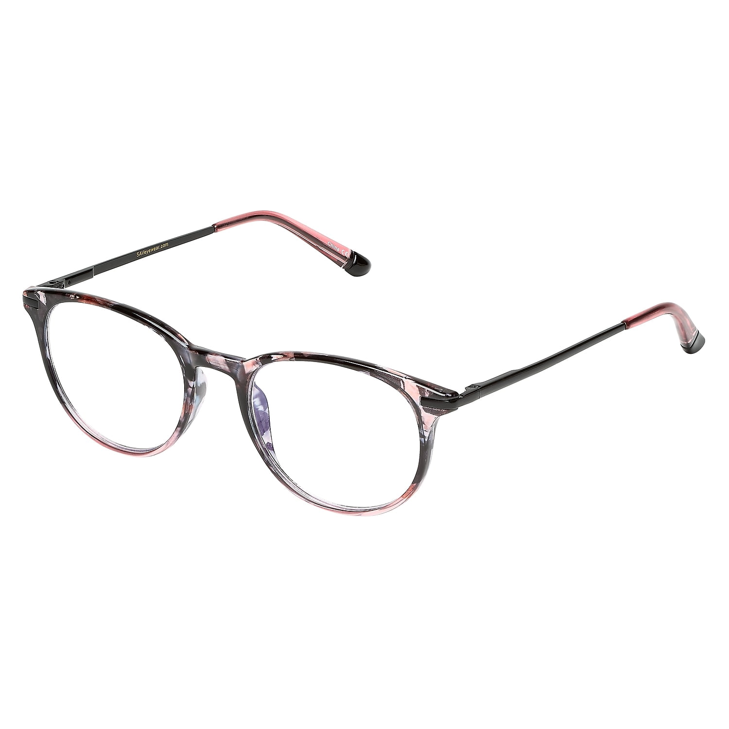 SAV Tri-focus Blue Light +2.50 Reading Glasses Pink (E2307)