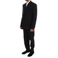 thumbnail image 2 of Dolce & Gabbana Black Wool Double Breasted Slim Fit Suit, 2 of 11