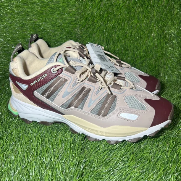 New Adi-das Men’s Sz 12 HYPERTURF ADVENTURE Shoes HQ6605 ‘Sand Strata Shadow Red’