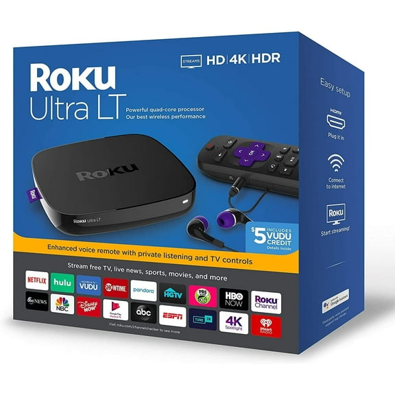 Restored Roku Ultra LT Streaming Media Player 2019 (Refurbished)