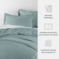 thumbnail image 4 of Ultra Soft & Breathable - Duvet Cover Set - Full/Queen Ocean Bedding by Comfort Canopy, 4 of 11