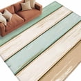 thumbnail image 2 of Rectangle Area Rug 6x9ft,Farm Gradient Wood Board Washable Carpet Non-Slip Runner Accent Rugs Indoor Floor Mat for Bedroom Living Room Decor,Country Wooden, 2 of 9
