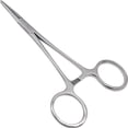 thumbnail image 1 of Pinzas hemostáticas Kelly de precisión, pinzas de bloqueo, plateadas, 5,5 pulgadas, acero inoxidable recto, 1 of 5