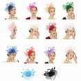 thumbnail image 2 of Butterfly Meshes Hat Headbands Stylish Women's Fascinator Hat Hairpiece for Weddings and Parties, 2 of 11