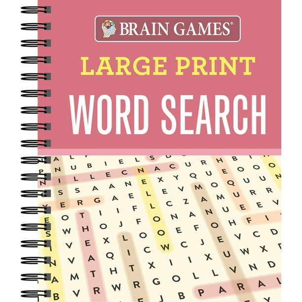 brain games large print word search walmart com