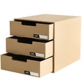 thumbnail image 1 of GOOHOCHY Cajón organizador de archivos, cajón para documentos, caja de papel de escritorio, archivos de oficina, soporte para libros, archivador, 1 of 8