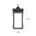 thumbnail image 3 of IPX8 Waterproof Phone Pouch - Floating Dry Bag for Swimming & Diving | Touchscreen Compatible | Fits Phones Up to 7.5" | Adjustable Lanyard Included, 3 of 6
