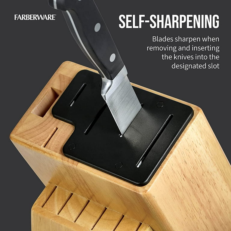 Self-Sharpening 13-Piece Knife Block Set with EdgeKeeper