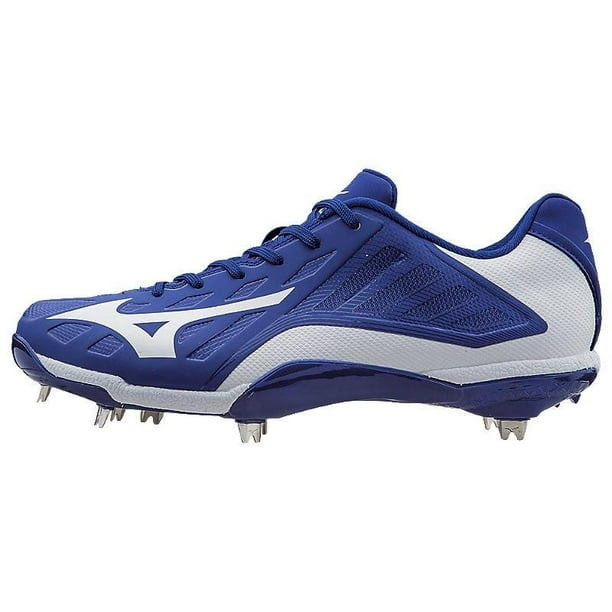 white mizuno metal cleats