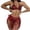 00 # Red, variant on REORIAFEE Modest Swimsuits for Women Resort Wear Bikinis Split Bikini Tassel Sequin Swimwear Three Piece Swimwear Red L
