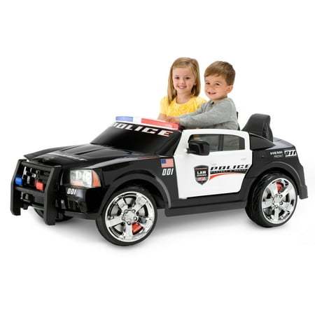 Kid Trax Dodge Pursuit Police Car 12-Volt Battery-Powered Ride-On
