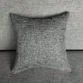 thumbnail image 2 of FNGZ Pillow Case Clearance Decorative Lining Linen Square Pillow Sofa Cushion Light Linen 40 CM Silver, 2 of 5
