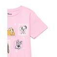thumbnail image 3 of Disney Dogs Stay Pawsome Girls Short Sleeve Graphic T-Shirt, Sizes 4-16, 3 of 3