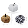 thumbnail image 2 of Artificial Pumpkins Harvest Fake Pumpkin Models for Fall Thanksgiving Halloween Decoration, 2 of 5