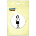thumbnail image 1 of Pirate Mom Stick Figure Mother Pinback Button Pin Badge, 1 of 2