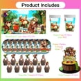 thumbnail image 2 of Donkey Kong Country Birthday Cups Party Supplies Decor Backdrop Paper Plates Fans Decorations Banner, 2 of 6