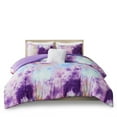 thumbnail image 2 of Ergode Watercolor Tie Dye Comforter Set - Vibrant Colors, Hypoallergenic, Dustproof, OEKO-TEX Certified - Includes Matching Shams and Decorative Pillow, 2 of 3