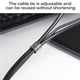 thumbnail image 2 of Gancho Y Lazo Para Cables, Correas De Sujeción De Cables Duraderas Reutilizables, Sujetador De Soporte De Cuerda De Corte Simple Diy 1 Rollo/3 Metros Inevent EL011014-00, 2 of 6