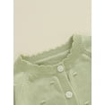 thumbnail image 5 of Bagilaanoe Toddler Baby Girl Knit Cardigan Long Sleeve Sweater Knitwear Coat 6M 9M 12M 18M 24M 3T Kids Fall Casual Tops Outwear, 5 of 7