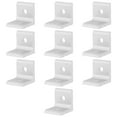 thumbnail image 1 of MasteelfCA 10pcs Inside Corner Bracket Aluminum Profile Corner Brackets Extrusion Connector, 1 of 7
