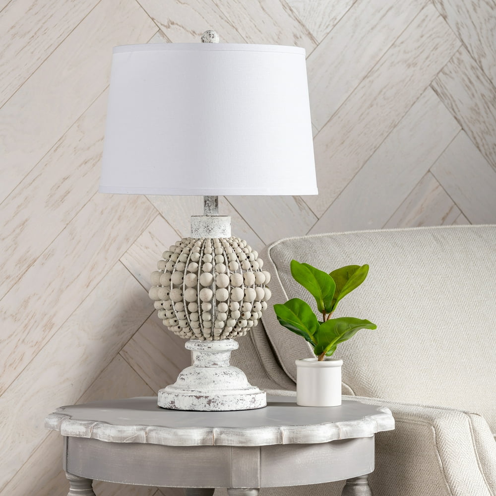 25.75"TH BEADED TABLE LAMP