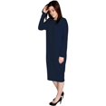 thumbnail image 6 of Women's Long Sleeve Comfy Cover-Up Midi Dress, 6 of 19