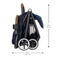 thumbnail image 3 of Evenflo Gold Otto Self-Folding Lightweight Travel Stroller (Sapphire Blue), 3 of 5