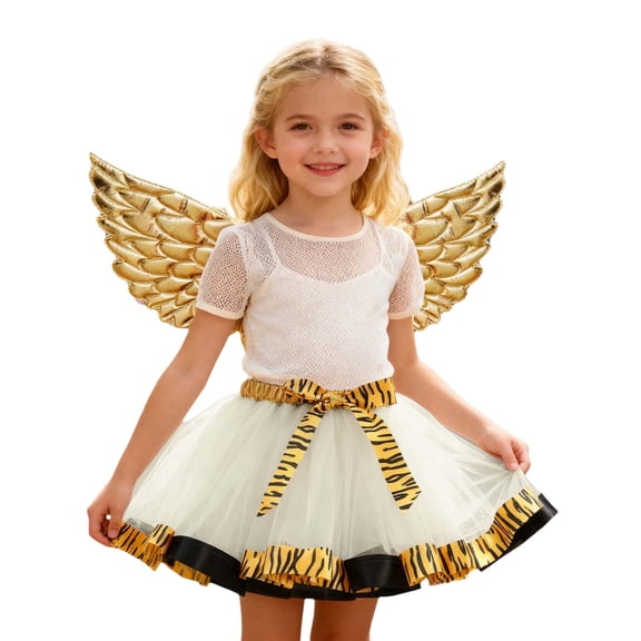 sususu 5T Dresses for Girls Girls Fairy Ballet Tutu Skirt for Dance Performance Party Carnival with Detachable Layered Design Dress Up Clothes for Girls