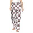 thumbnail image 2 of Kdxio Women's Comfy Stretch Gnomes and HeartsPrint Drawstring Pajama Pants-Medium, 2 of 9