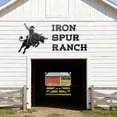 thumbnail image 5 of RealSteel Bucking Bull Metal Wall Art – Rodeo & Western Steel Decor (35" x 36", Rust), 5 of 6