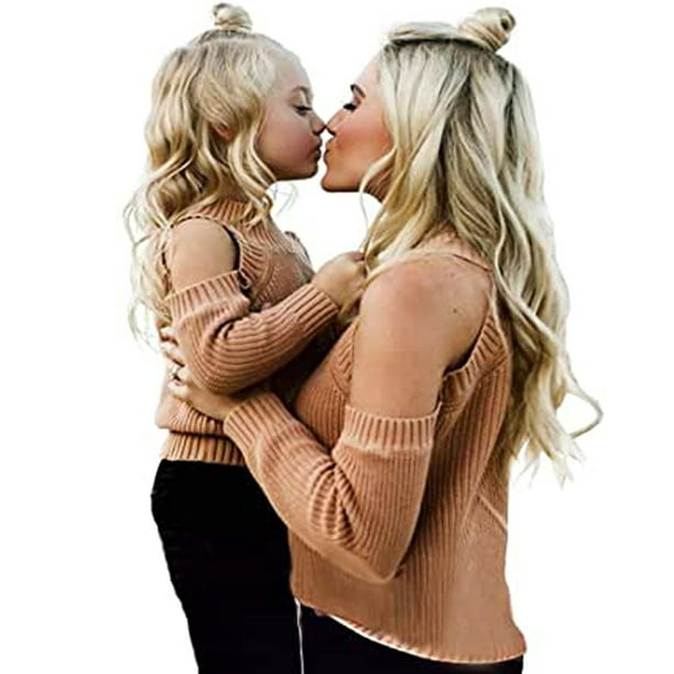 Matching Family Outfits Mommy and Me Sweater for Women Toddler