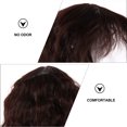 thumbnail image 2 of EeaseCA Pièce de Rechange Couvre-Cheveux Cheveux Blancs Perruque Naturelle Invisible Sans Couture Bouclée, 2 of 8