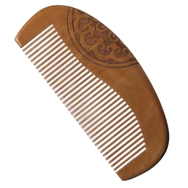 Peine de madera para mujer con dientes finos y precisos, diseño de estilo chino, material natural para peinar.