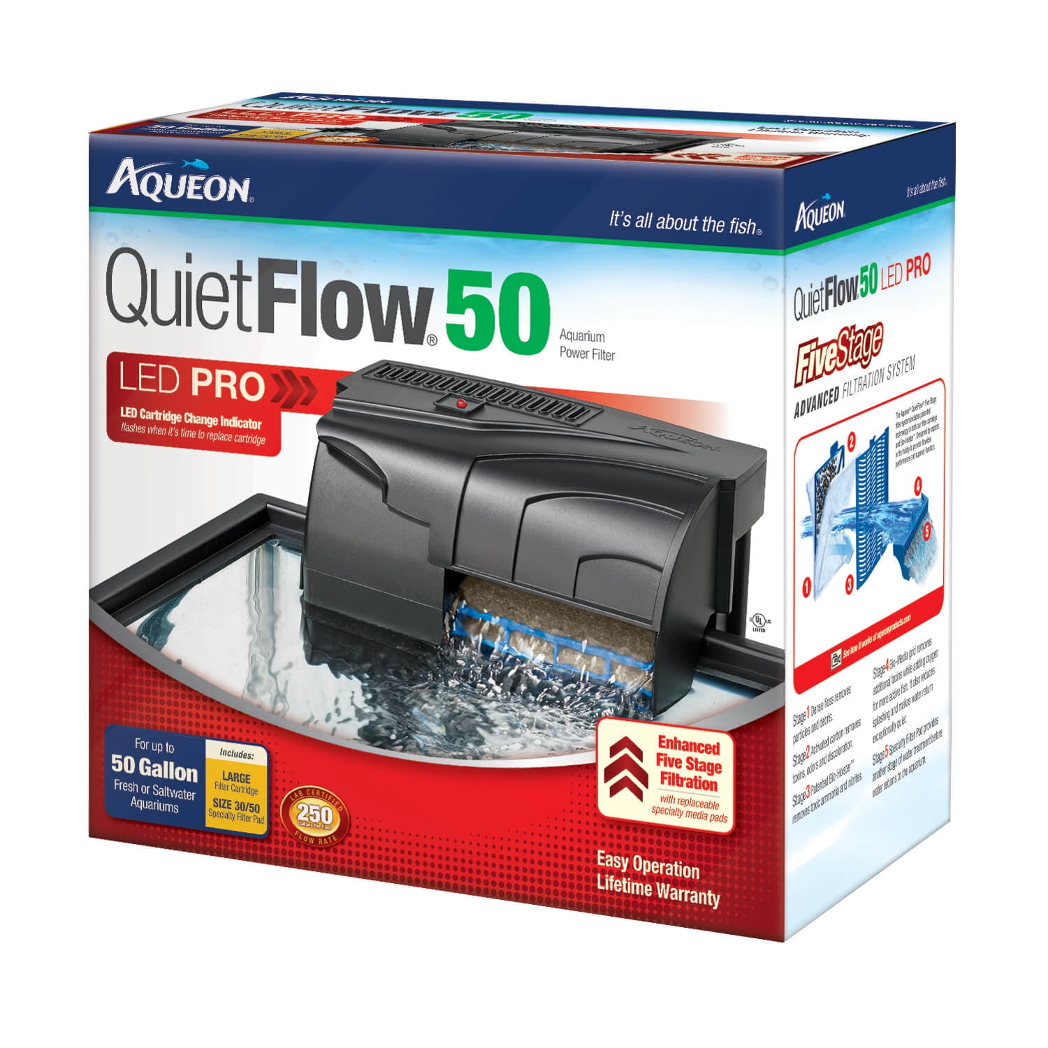Aqueon QuietFlow LED 50 Filter