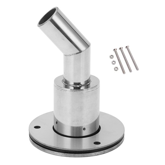 22mm Thru Hull Exhaust Fitting Stainless Steel Standard Elbow Hull Exhaust Pipe Socket for Diesel Parking Heaters