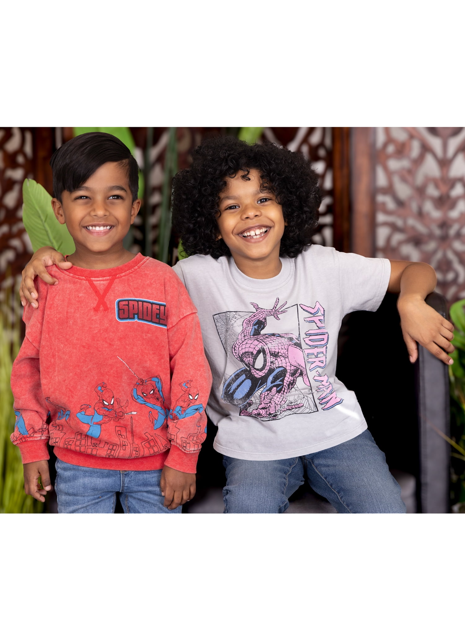 Marvel Spider-Man Toddler Short Sleeve Graphic Crewneck Tee, Sizes 12M-5T