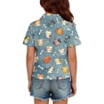 thumbnail image 6 of Grblisyd Girls Shirts Cute Animal Print Short Sleeve Collar Polo Shirts Casual Loose School Uniform Shirt, 6 of 6