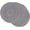 Gray, variant on Round Placemats Set of 4 Boho Braided Border 15 inch Circle Place Mats Washable Fabric Table Mats for Kitchen Dining Table, Beige