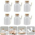 thumbnail image 4 of EeaseMX 6 juegos de botellas de sales de baño, botella de madera con corcho, 100 g, rellenables, para mascarillas en polvo, 4 of 7
