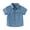 Light Blue, variant on Ymyiu Toddler Button Up Shirt Toddler Baby Boy Short Sleeve Button Down Shirt Spring Summer Clothes 4T 5T(Navy, 4-5 Years)