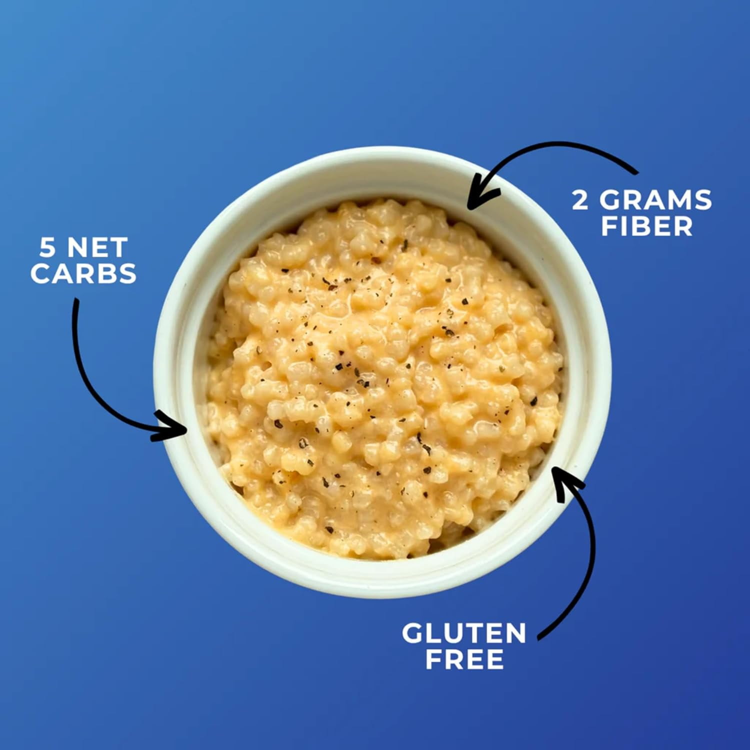 It’s Skinny Velvety Cheddar – Low Carb Pasta, Gluten Free, Non-GMO, Keto-Friendly, Only 5 Net Carbs & 2g of Fiber per Serving, with Velvety Cheddar Sauce, Ready in 5 Minutes (6 Packs)