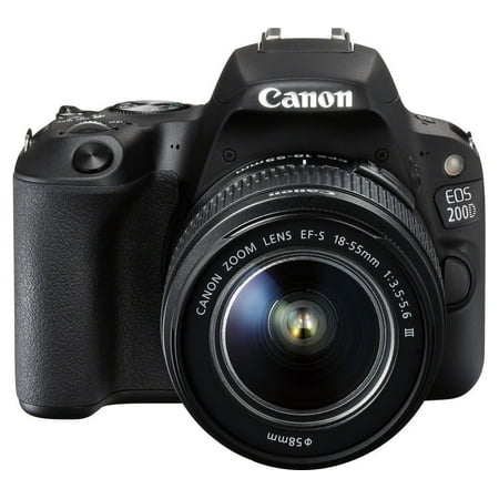 Canon Eos Rebel 200D / SL2 DSLR Camera with 18-55mm f/3.5-5.6 III Lens