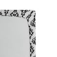 thumbnail image 2 of Ambesonne Damask Fitted Sheet, Black and White Baroque, Full Size, Black White, 2 of 2