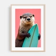 thumbnail image 2 of surf otter - Photography Surfboard Animal Humor Wildlife Pastel Surf Marine Life Unframed Wall Art Print 5 x 7 inches, 2 of 60